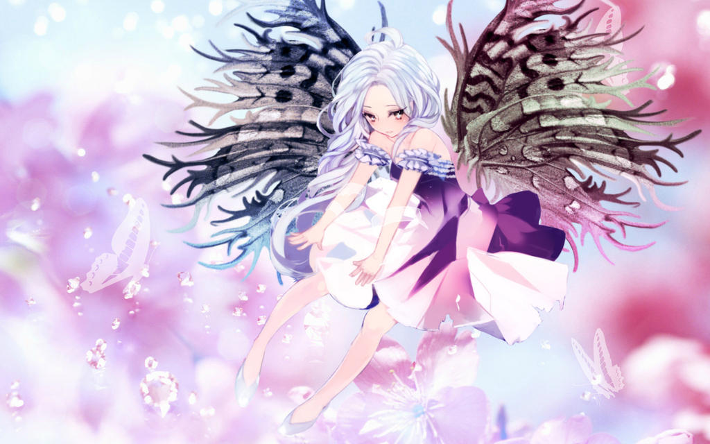 Butterfly Fairy Desktop Background Edit