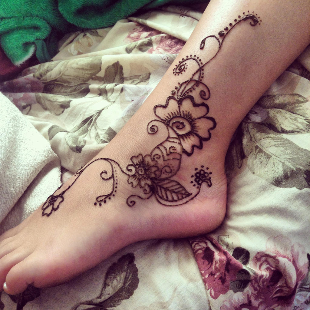 Foot Henna