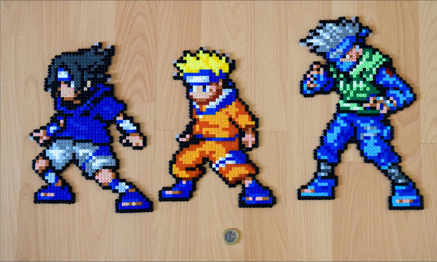 pix Sasuke Naruto Perler Bead kakashi sasuke naruto bead sprites
