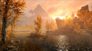 Skyrim Sunset