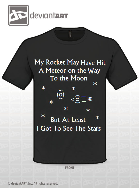 Ambition Rocket - T shirt design