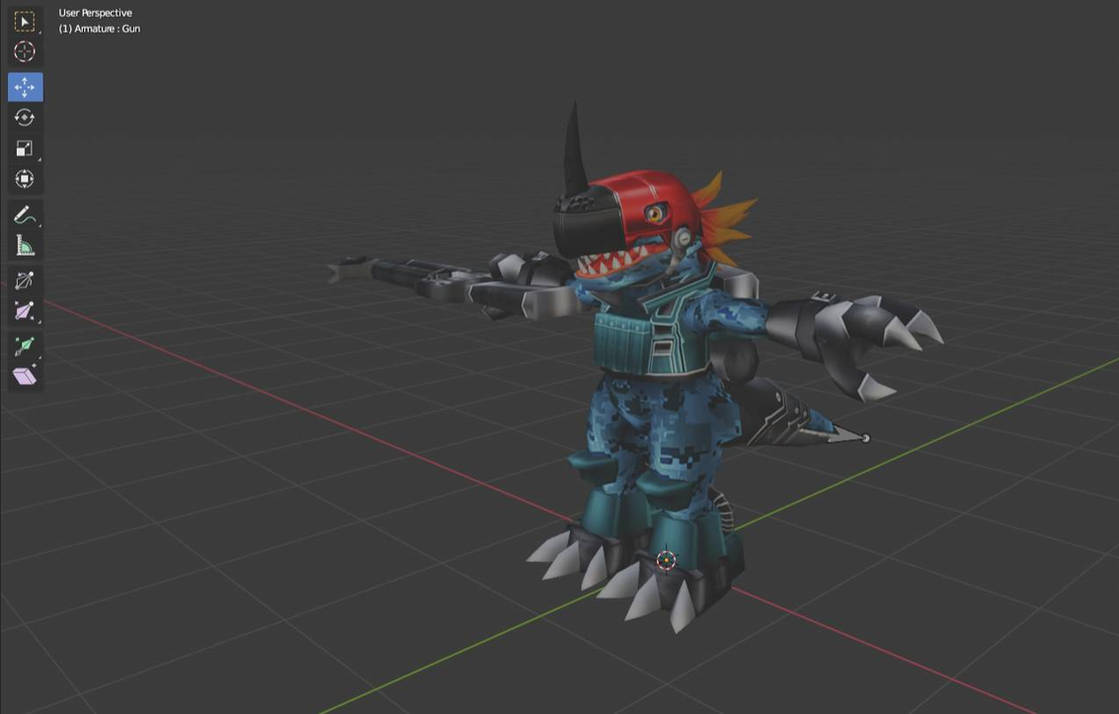 Hi-Commandramon Progress by WarGrey-sama on DeviantArt