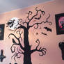 Gothic wall mural