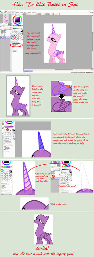 How To Edit MLP Bases In Sai