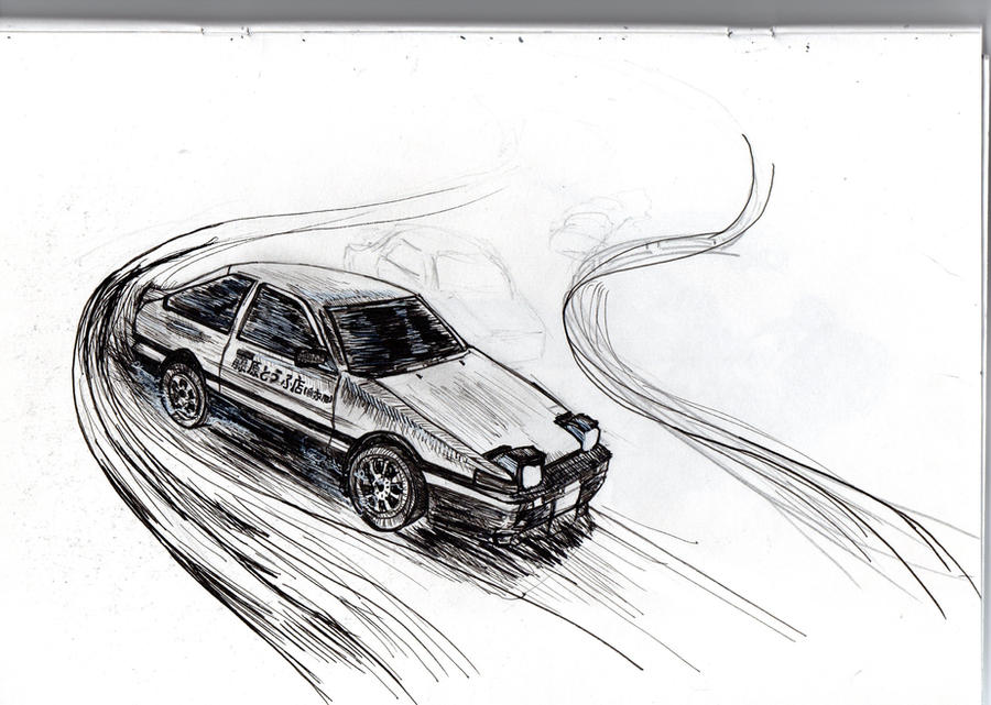 Initial D Ae86 Drift By Jj01jiajun On Deviantart Initial D Ae86 Drift By Jj01jiajun On Deviantart