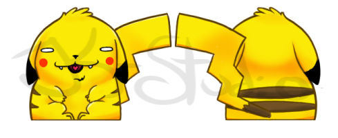 Doublesided Pikachu By JK Studio On DeviantArt