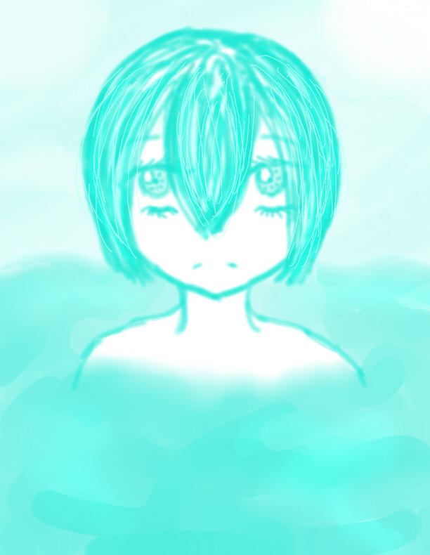 Random Skecth: A Girl in the water (?)