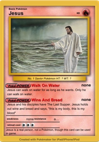 jesus pokemon card Cards - Off Topic Jesus and God - Mr_Panduro
