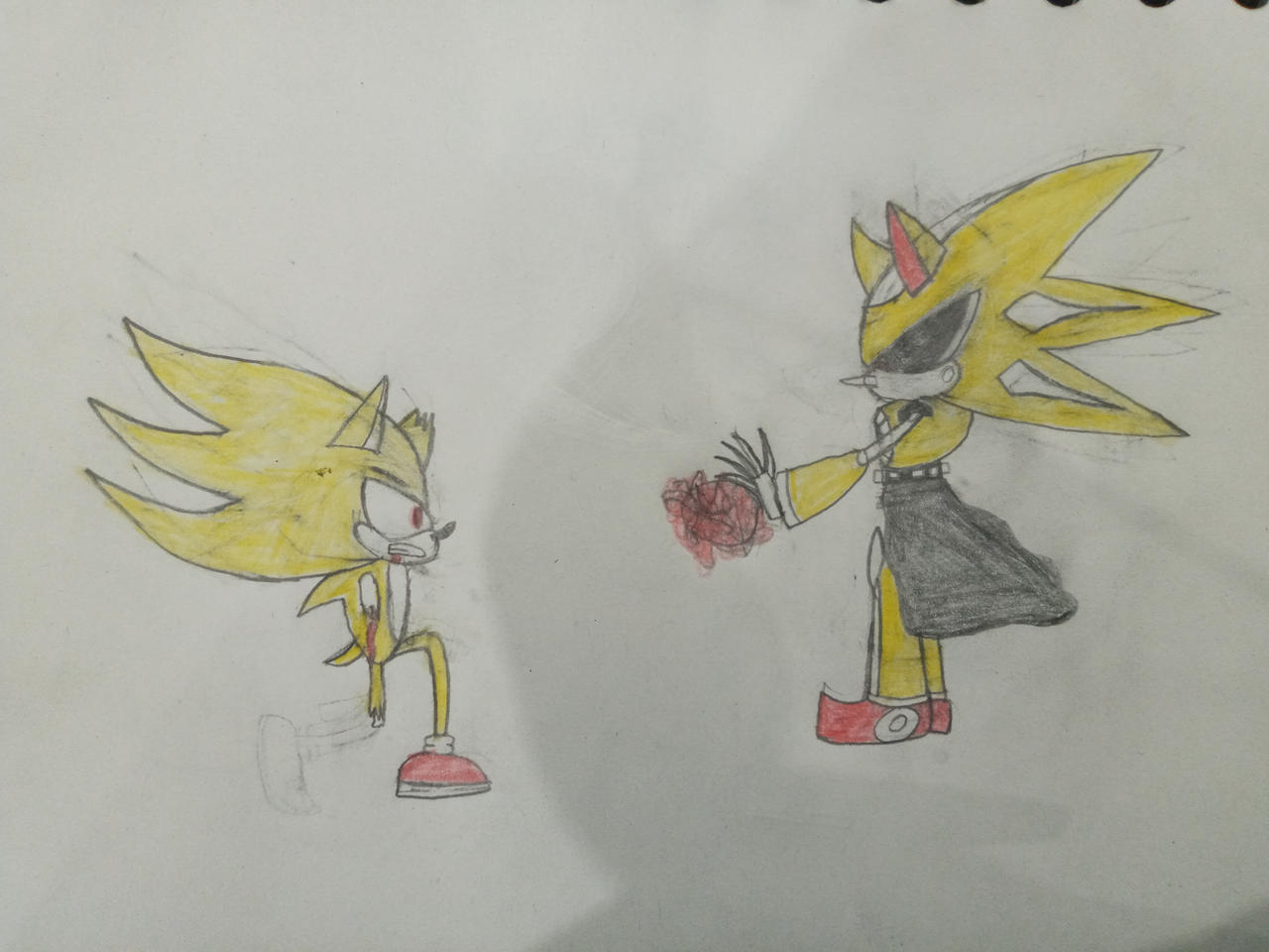 Super Mecha Sonic vs Super Neo Metal Sonic by WOLFBLADE111 on DeviantArt