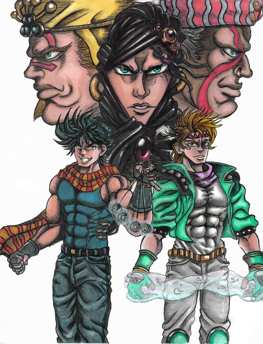 JJBA: Battle Tendency by CHAOS-CHAOS-CHAOS on DeviantArt