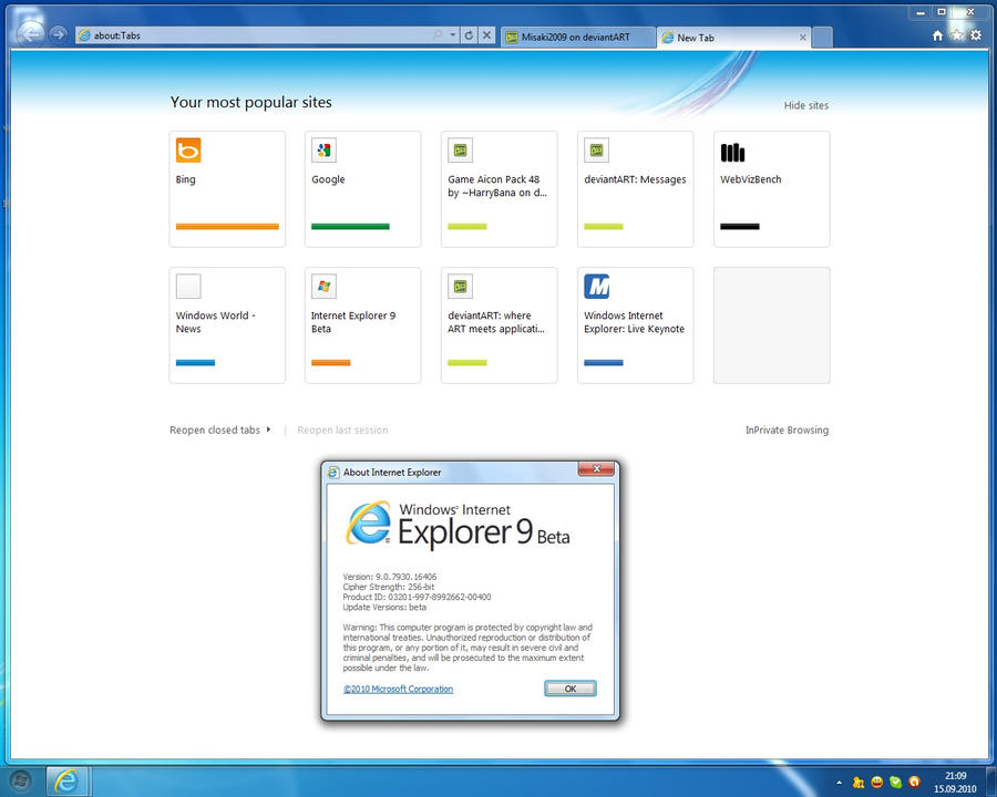 Internet Explorer 9