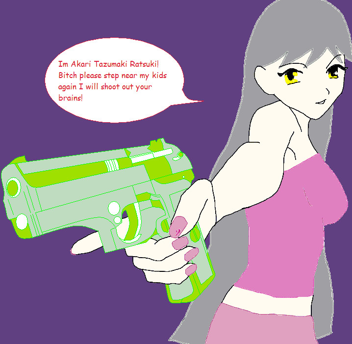 Akari with Gun