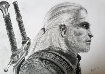 Fan-art Geralt of Rivia, The Witcher