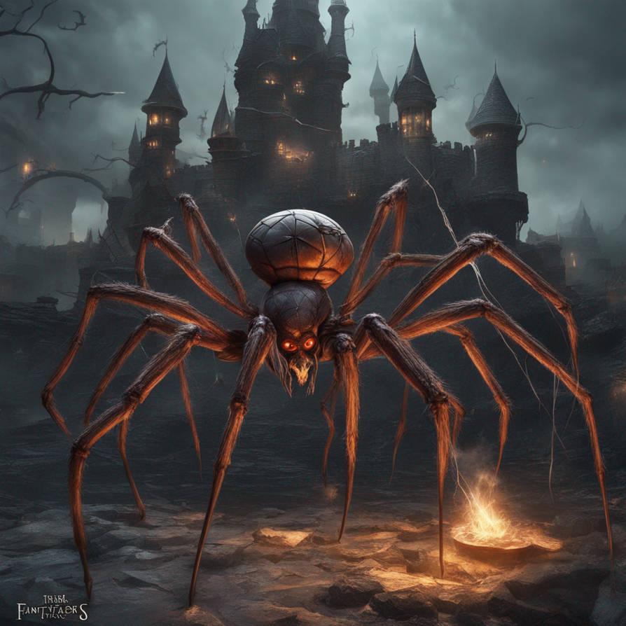 Deviantart Spider high fantasy Spider in castle island cooking thi by MegaYoho123 on ...