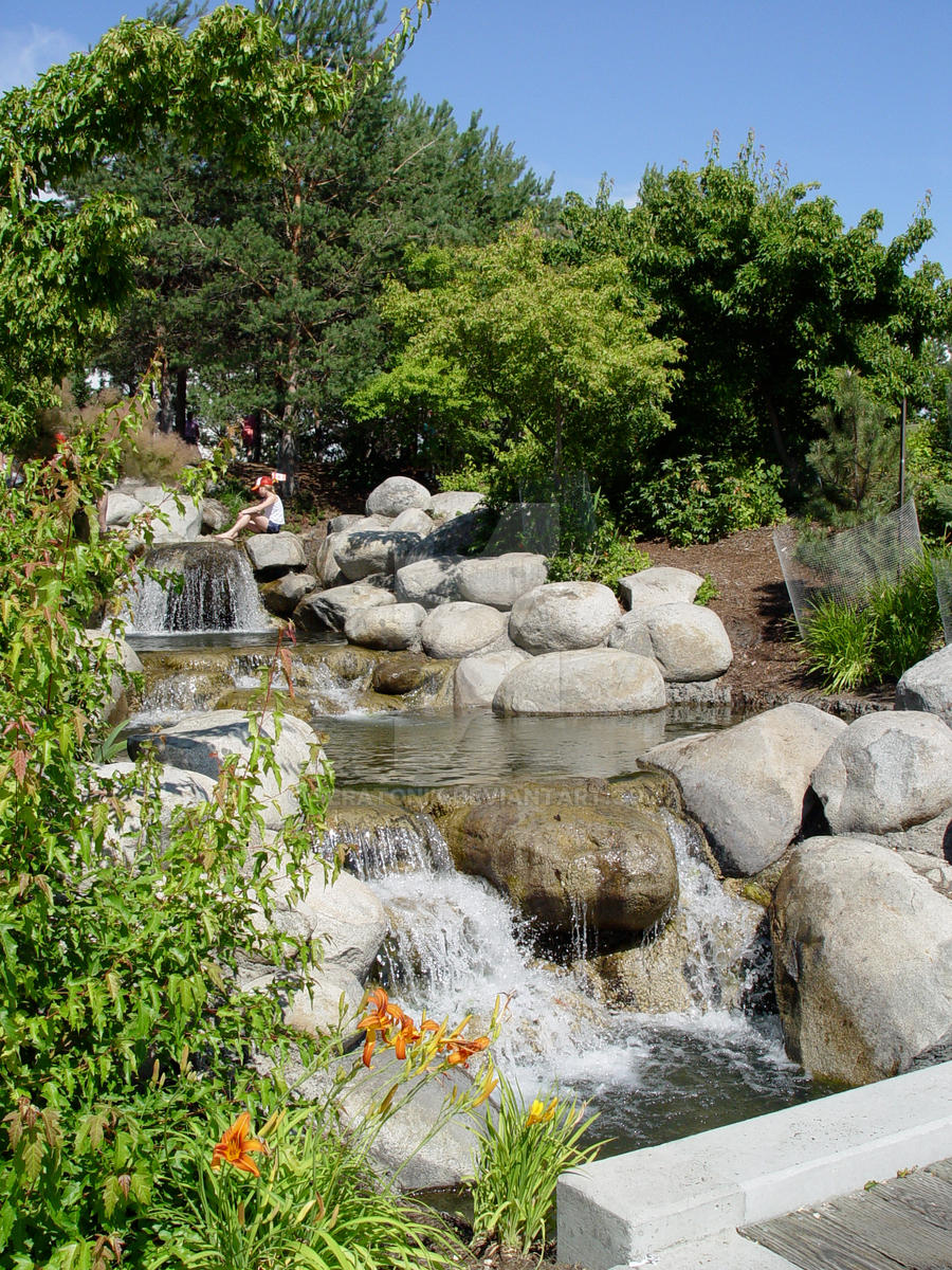 Waterfall on Canada Day by Seratonik on DeviantArt