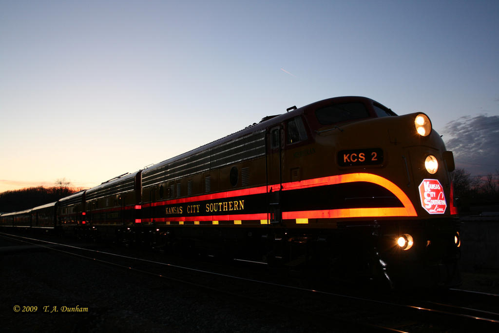 KCS 2 at Sunset in Noel MO