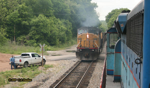 UP 8184 at Watts OK