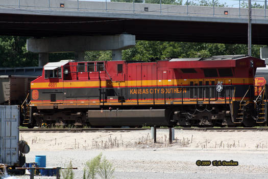 KCS 4681 at Pittsburg KS