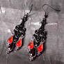 Heartdrop: Vamp Earrings (for sale)