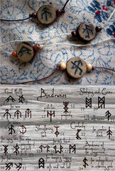 Custom Bindrune Talismans (for sale) by ArtLoDesigns