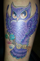 New Skool - Purple Owl