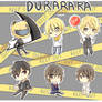 Durarara Keychain Set