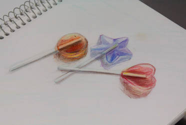 Lollypop Still Life Practice Sketch