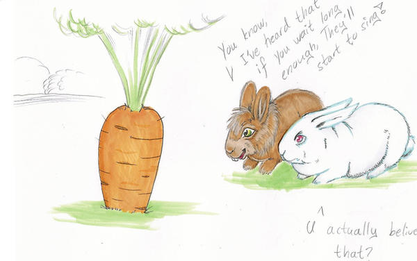 Friend Rabbit Art rabbit friends by pascargo on DeviantArt
