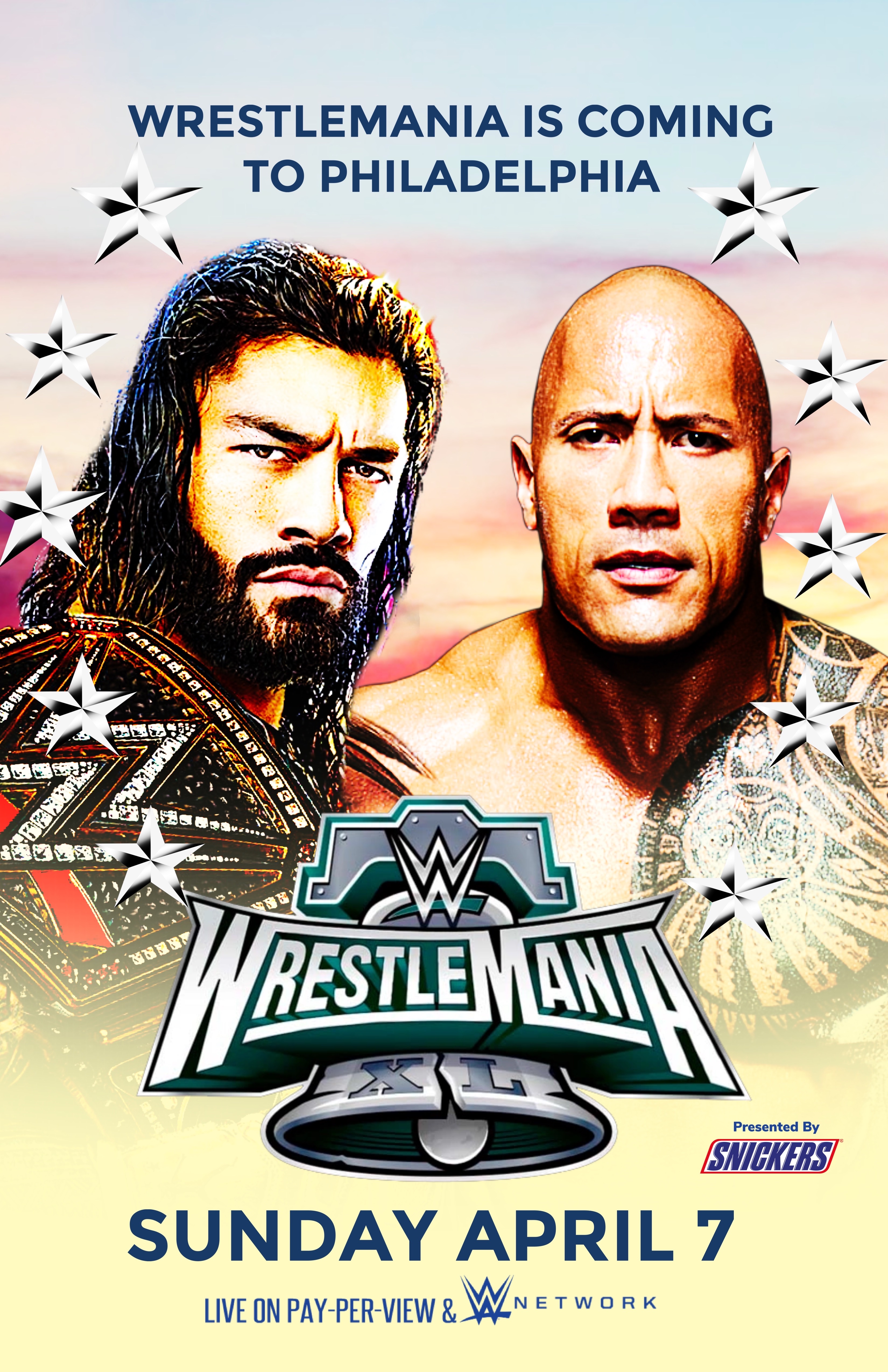 WrestleMania 40 Poster by theman0722 on DeviantArt