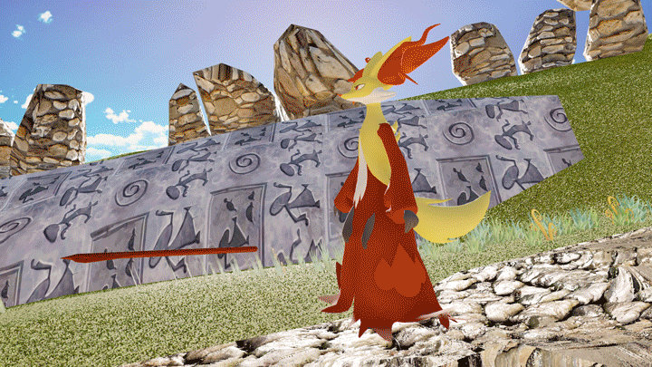 Delphox Model Animation Crazy Twig (Delphox Shrink Animation) by VTF14 on DeviantArt