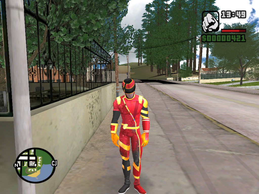 Red Solar Ranger (BOOM! Comics) for GTA SA by CyrusTheLittleDevil on ...