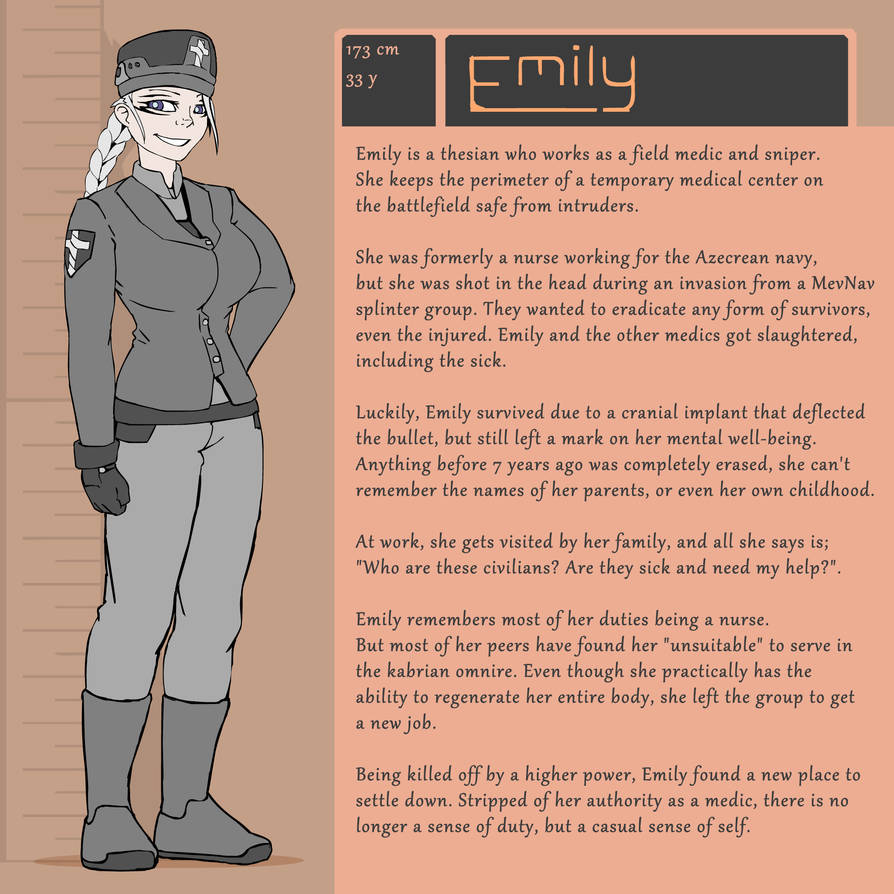 Bio Deviantart Character Bio (Emily) by SYRSA on DeviantArt