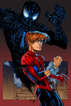 Ultimate Spidey and Pete by thincage XGX by knytcrawlr