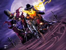 Gunslinger Spawn And Western Ghost Rider XGX