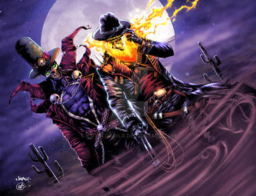 Gunslinger Spawn And Western Ghost Rider XGX