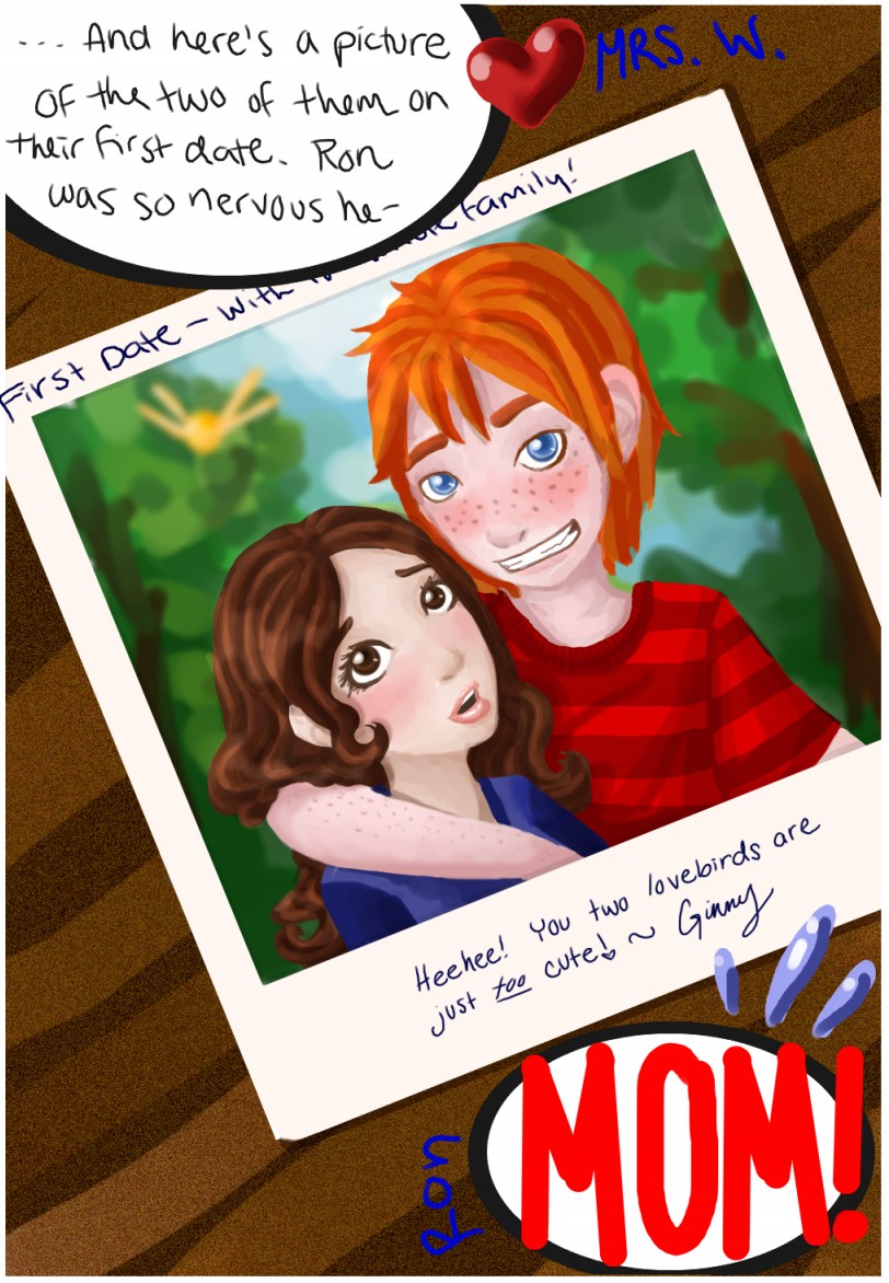 Polaroid: Ron and Hermione