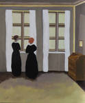 two women at a window by ckp