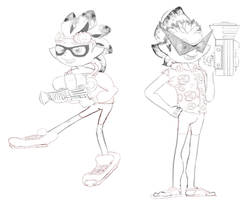 Splatoon person things