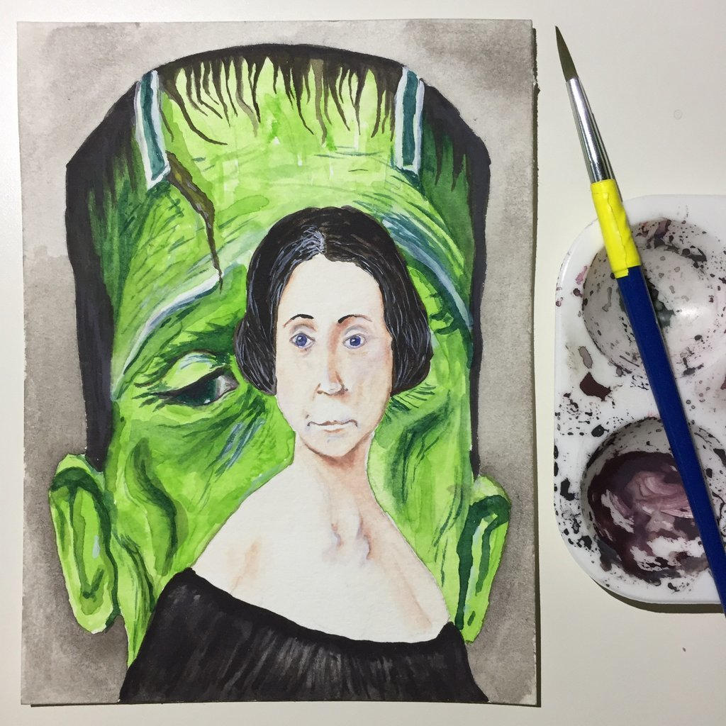 NaNoWriMo: Mary Shelley: Frankenstein by vertseven