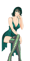 Fubuki Green Dress