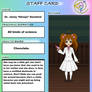 Dr. Shoujo Staff Card