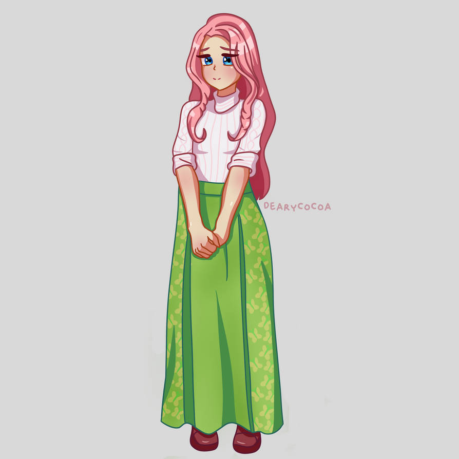 Flutterjack Human fluttershy as human! by dearycocoa on DeviantArt