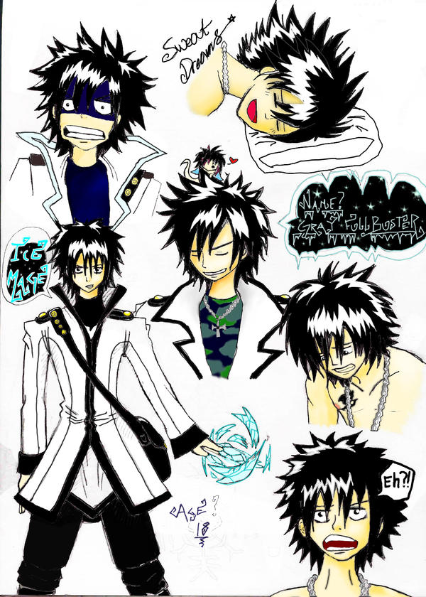 Gray colored by akatsuki-issa on DeviantArt