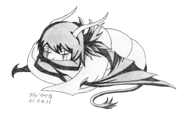 Sleeping chibi-Ulquiorra