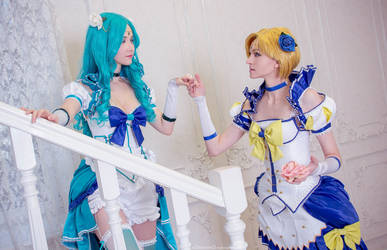 Sailor Neptune and Sailor Uranus by Shiera13