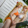 Usagi and Minako cosplay