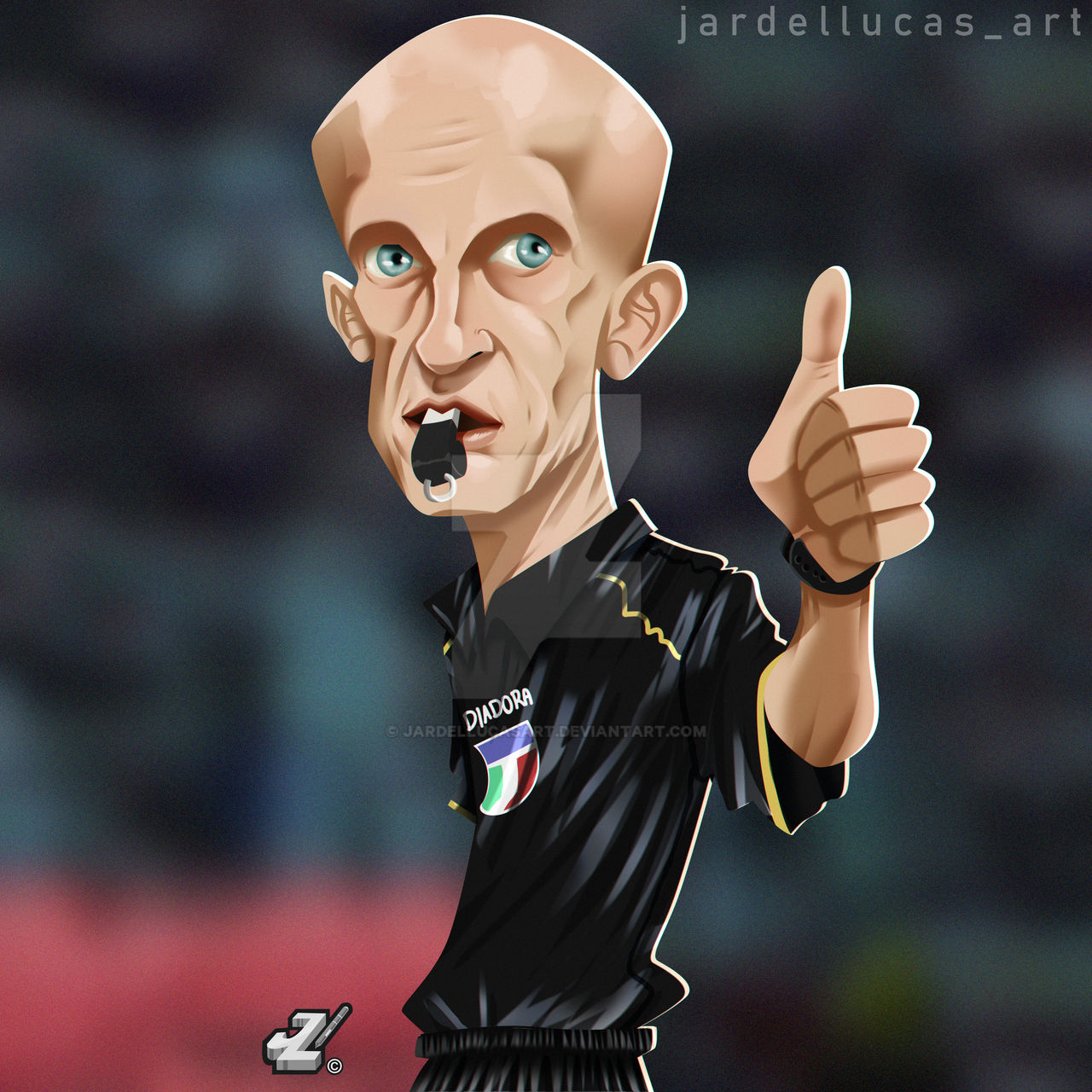 Pierluigi Collina Caricature By Jardellucasart On DeviantArt pierluigi-collina-caricature-by-jardellucasart-on-deviantart