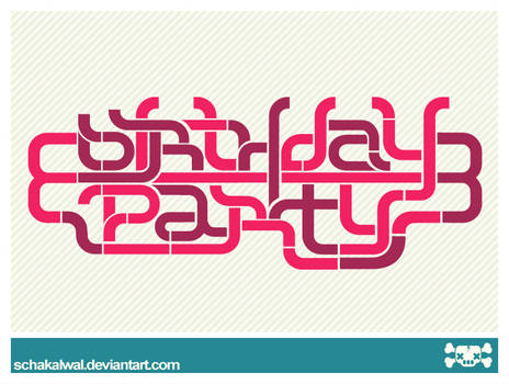 Logo Birthday Party