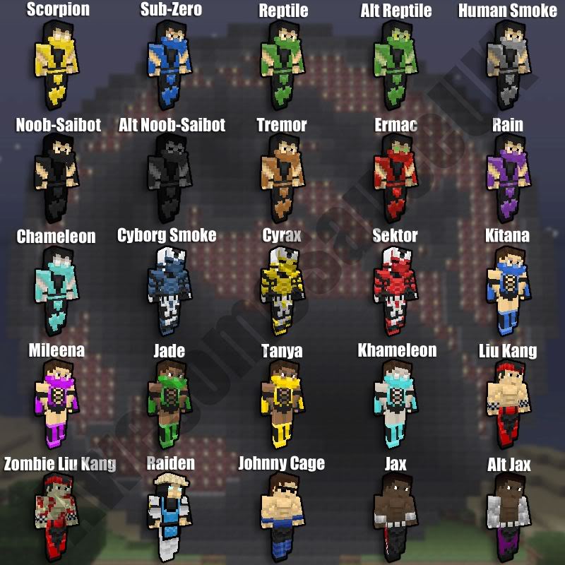 minecraft personajes mortal