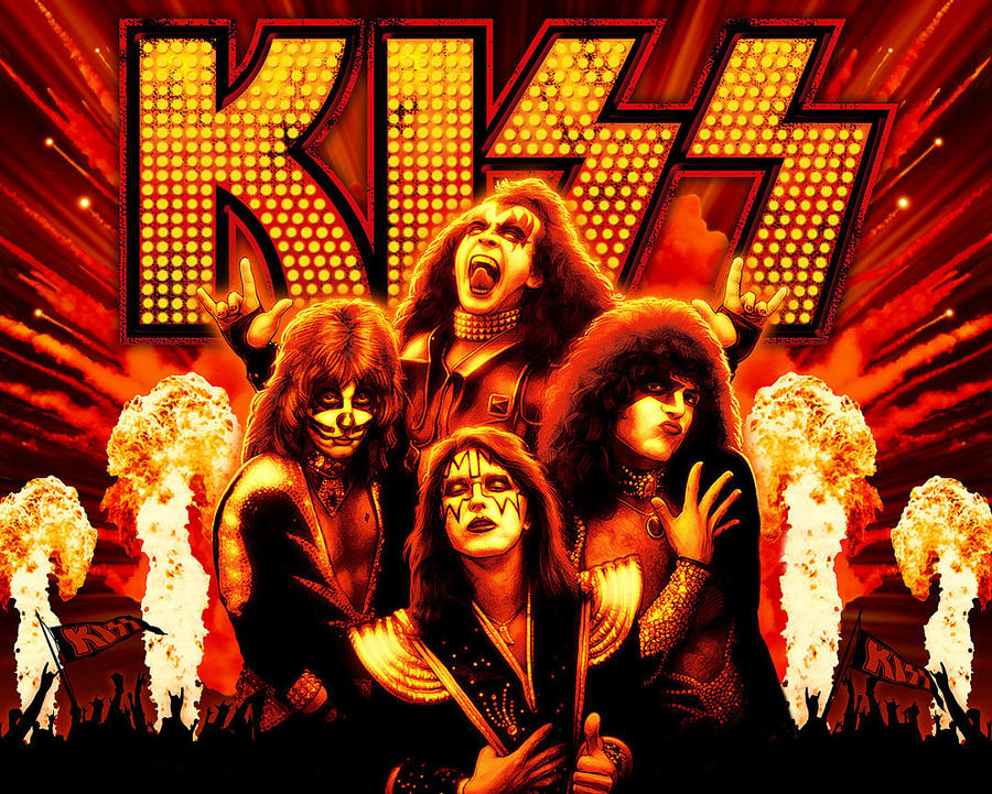 KISS ON FIRE